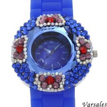 Varsales Brand New Genuine Crystal Ladies Quartz Watch with Limited Warranty