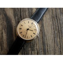 Very rare Vintage soviet Men's Watch Raketa(1980's) gold plated case(AU) / USSR Vintage Mens Watch / Mechanical watch