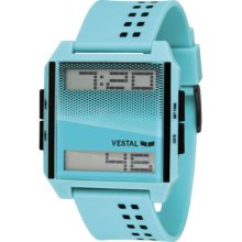 Vestal Digichord Sea Foam Teal Unisex Wristwatch Lightweight Dig016