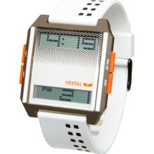 Vestal Digichord Watch In White