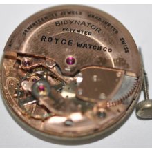 Vintage Bidynator Automatic Movement 17 Jewels Cal 690 425