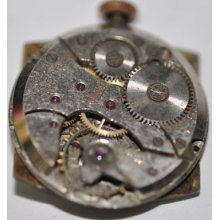 Vintage Bulova Wrist Movement 17 Jewels Cal 10ba Running 628