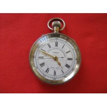 Vintage Liga Chronograph Hand-wind Pocket Watch. Excellent. Swiss Made