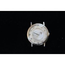 Vintage Longines 14k White Gold Diamond Mystery Dial Watch