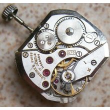 Vintage Longines Cal 370 Wristwatch Movement To Restor