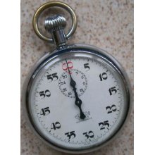 Vintage Mentor Stop Watch Open Face 48,5 Mm. In Diameter Running Condition