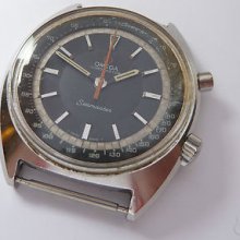 Vintage Omega Large Chronograph Seamaster Chronostop 145.007 Mans Watch 1960's