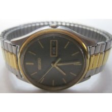 Vintage Seiko 7n43- 8a39 Men's Watch Quartz Japan Working Collectable