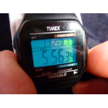 Vintage Timex Indiglo Digital Watch 739 T Go Day & Date Philippines Water Resistant