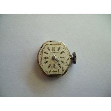 Vintage Wittnauer 6w7 17j Windup Wrist Watch Movement Axa 13