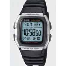 W96H-1AV Casio Men's Alarm Chronograph Digital Sport Wa