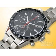 Wholesale Steel Black Dial Chronograph Racing Calibre 16 Day/date St