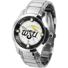 Wichita State Shockers WSU NCAA Mens Titan Steel Watch ...