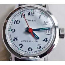 Woman's Vintage Wind-Up Wrist Watch - Timex