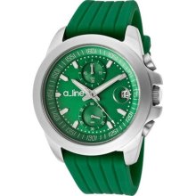 Women's Aroha Chronograph Green Dial Green Silicone ...