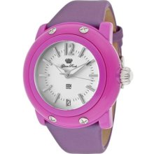 Women's Miami Beach White Dial Violet Techno Silk ...