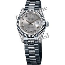 Women's Rolex Oyster Perpetual Lady-Datejust Watch - 179239_SilverRP