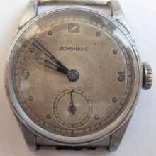 Ww2 Antique German Junghans Wrist Watch Wristwatch Rare