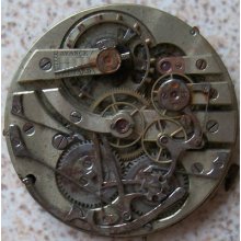 Xfine Chronograph Pocket Watch Movement 45 Mm. Some Parts Missing To Restore