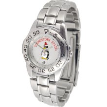 Youngstown State Penguins Ladies Sport Watch with Stainless Steel Band