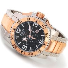 0204 Invicta Men Watch Rose Gold/ss Band Stainless Steel Case