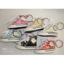 10 Pic A Lot Shose Watch Use For Key And Car Keys Pendant Quartz Mov