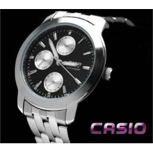 100% Genuine Casio Mtp-1192a-1a Day Date Analog Sports Quartz Multi Men's Watch