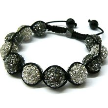 12mm Celebrity Silver Diamond Cz Disco Ball Iced Out Bracelet