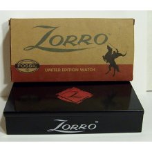 1990 Fossil Limited Edition Zorrow Wrist Watch In Case W/box