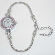 2 Watch W/extender Chains Fit European Beads B07439