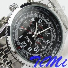 2012 Hotsale Elegent Multi Men Stainless Steel Automatic Watch 6hand