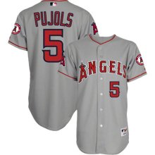 2013 Albert Pujols Authentic On-field Anaheim Angels Grey Road Jersey (40-52)