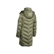 3/4 Length Down Coat with Hood