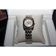 Accutron Women's Watch With Classic Gold And Stainless Steel Bracele