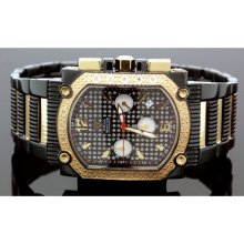 Agua Master 0.16ctw Mens Diamond Watch w323YU