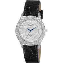 Akribos XXIV Watches Women's Diamond Brilliance Swiss Quartz Strap Ult