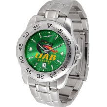 Alabama (Birmingham) Blazers Sport Steel Band Ano-Chrome Men's Watch