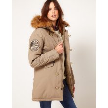 Alpha Industries Explorer Jacket with Faux Fur Trim Hood