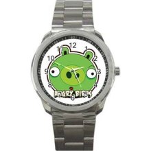 Angry Birds Unisex Silver-Tone Sports Metal Watch 04