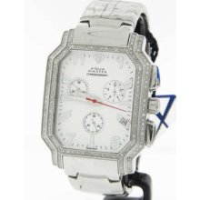 Aqua Master White Dial 156 1.75ct Diamond Bezel Men's Stainless Steel Watch W82