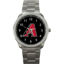 Arizona Diamondbacks Sport Metal Watch Iw317 - Metal - Gray