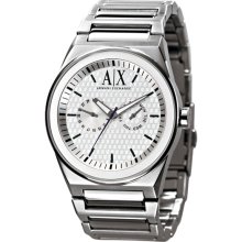 Armani Exchange A/X Armani Exchange Stainless Steel Multi-Fu... - Jewelry