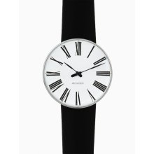 Arne Jacobsen Roman Unisex Watch 43432 With Black Calf Skin Strap (Small)