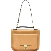 ASOS WHITE Leather Seraph Shoulder Bag Tan