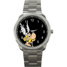 Asterix Sport Metal Watch Iw487 - Metal - Gray - cartoon