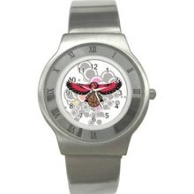 Atlanta Hawks Unisex Ultra Slim Stainless Steel Watch 09