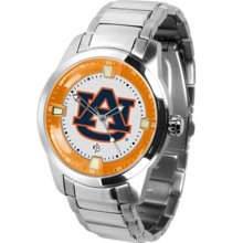 Auburn University Tigers AU Mens Titan Steel Watch