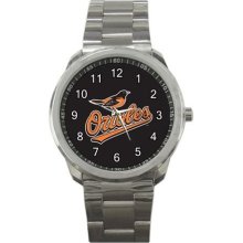 Baltimore Orioles Sport Metal Watch Iw392 - Metal - Gray