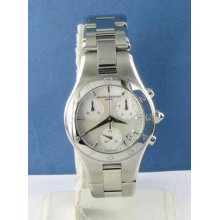 Baume Et Mercier 10012 Linea Chronograph Mother Of Pearl Dial Ladies Watch $3200