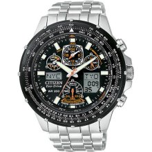 Black Dial Skyhawk A-T, Men's Citizen